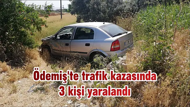 Ödemiş'te trafik kazasında 3 kişi yaralandı
