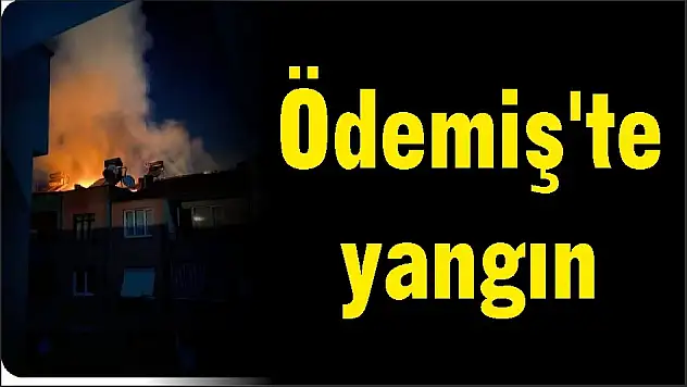 Ödemiş'te yangın