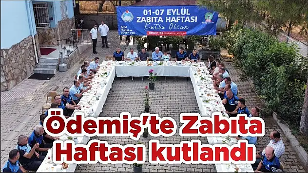 Ödemiş'te Zabıta Haftası kutlandı