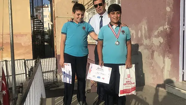 ÖĞRENCİMİZ YUSUF MARANGOZ ZEKÂ OYUNLARI YARIŞMASINDA  İLÇE BİRİNCİSİ OLDU