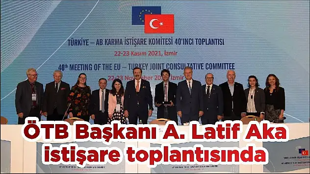ÖTB Başkanı A. Latif Aka istişare toplantısında