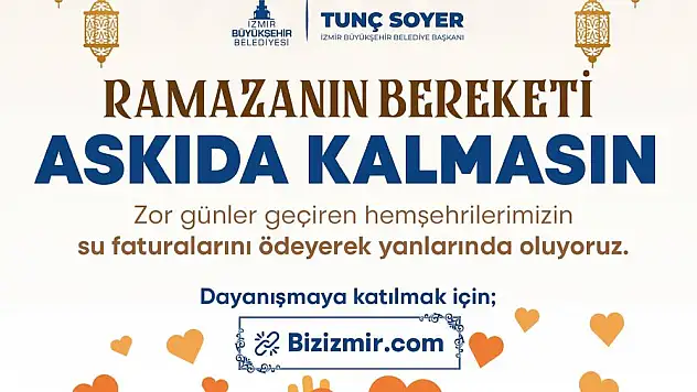 'Ramazan dayanışmasını Askıda Fatura ile büyütelim'