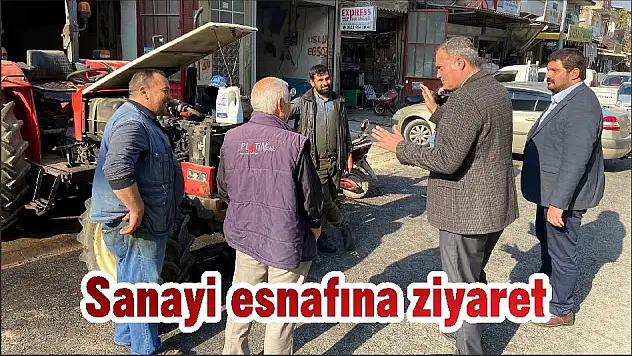 Sanayi esnafına ziyaret