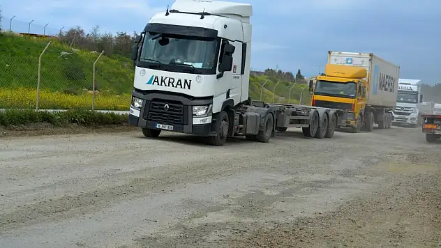 Şoförlerden liman yolu tepkisi… Çözüm bulunsun