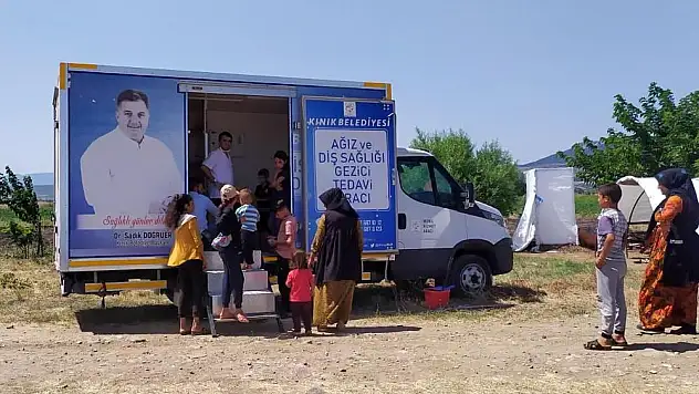 Tarım işçilerine gezici sağlık taraması yapıldı