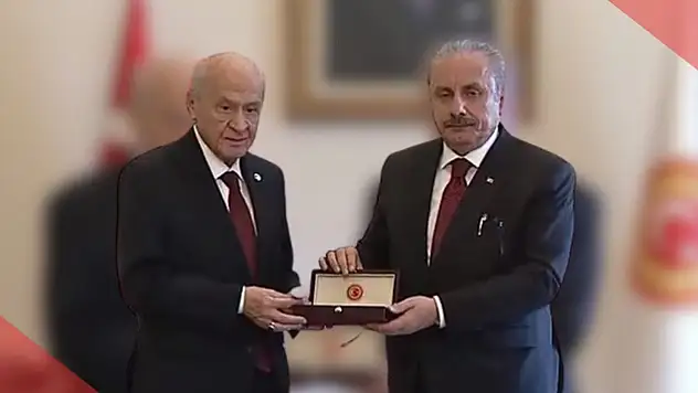 TBMM Başkanı Mustafa Şentop, görevi Devlet Bahçeli’ye devretti