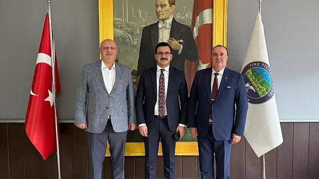 Tire Cumhuriyet Başsavcısı Burak Mola'dan Tire Ticaret Odası'na Nezaket Ziyareti