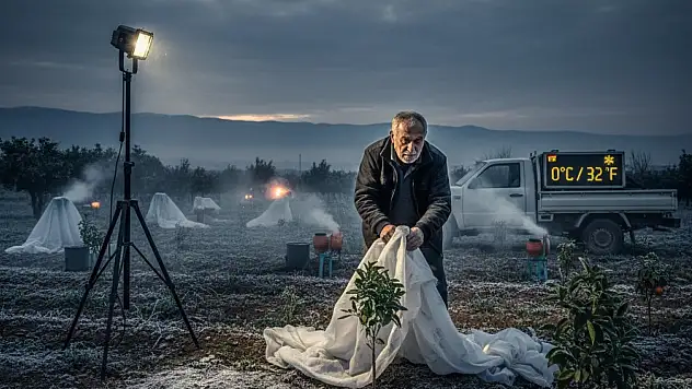 TİRE'DE ZİRAİ DON ALARMI: ÜRETİCİLERE KRİTİK UYARI