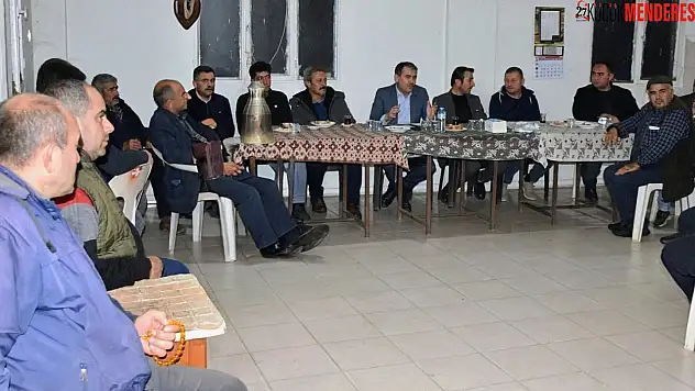 Tire Süt Başkanı Osman Öztürk köy turlarında