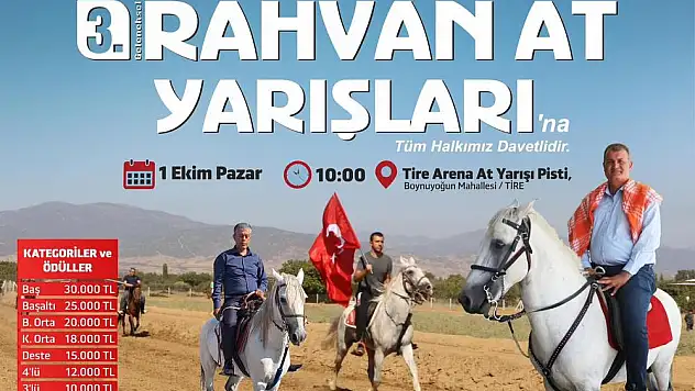 Tire’de Rahvan At Yarışları Heyecanı!