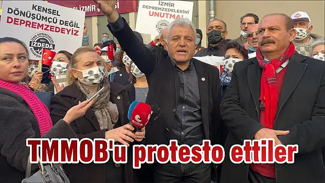 TMMOB’u protesto ettiler