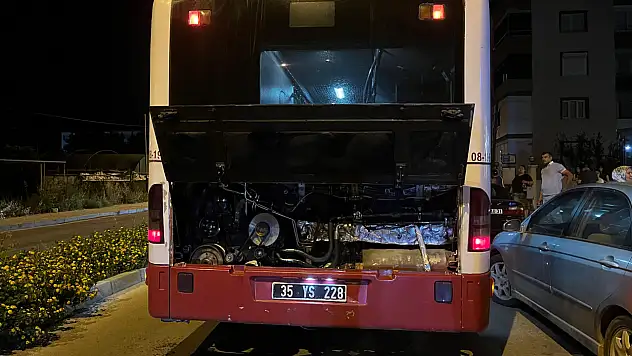 Torbalı-Ödemiş ESHOT Otobüsü Alev Almadan Son Anda Durdu