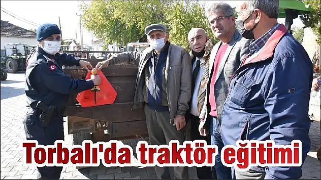 Torbalı'da traktör eğitimi