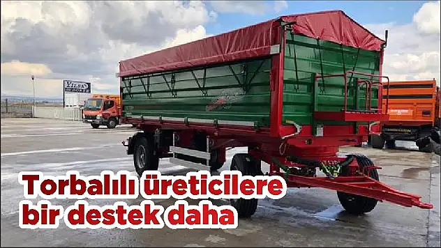 Torbalılı üreticilere bir destek daha
