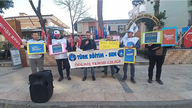 TÜRK EĞİTİM-SEN ÖDEMİŞ TEMSİLCİLİĞİ'NDEN BASIN AÇIKLAMASI