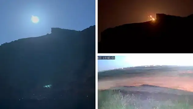 Türkiye’nin birçok yerinden görülen göktaşı geceyi gündüze çevirdi