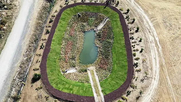 Türkiye'nin ilk biyolojik sızdırma göleti Ödemiş'te