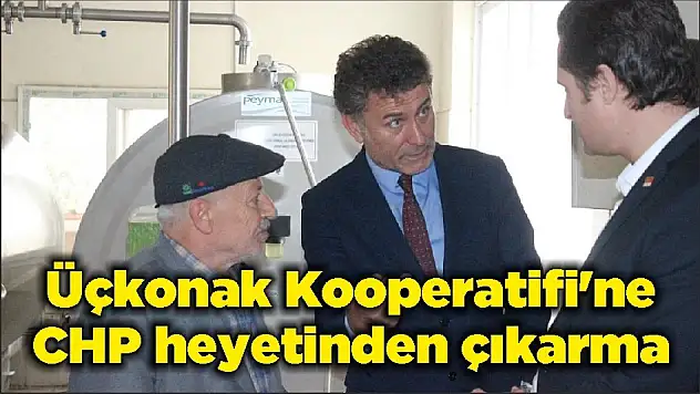 Üçkonak Kooperatifi'ne CHP heyetinden çıkarma