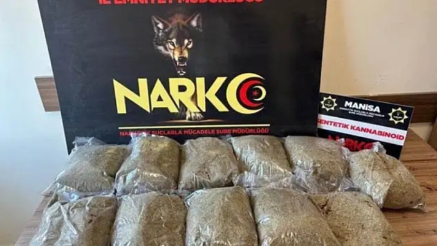 Yaklaşık 11 kilo bonzai Manisa’da ele geçirildi