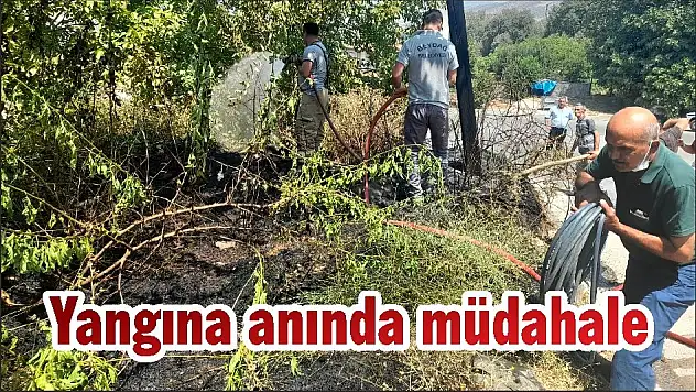 Yangına anında müdahale