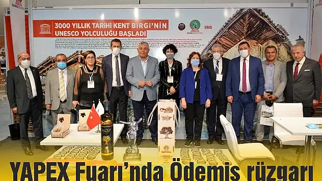 YAPEX Fuarı'nda Ödemiş rüzgarı