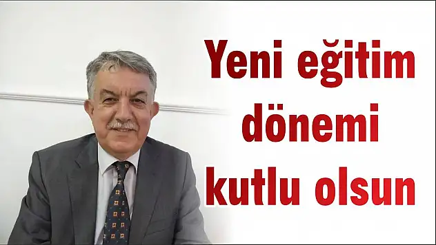Yeni eğitim dönemi kutlu olsun