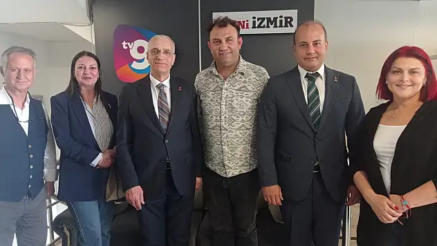 Zafer Partisi İl Başkanlığı'ndan TV9 ve Yeni İzmir Gazetesi'ne Ziyaret