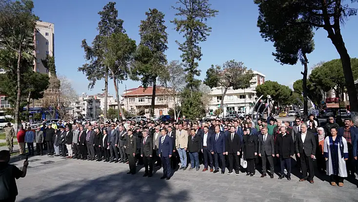 Tire’de 18 Mart’ta şehitler saygıyla anıldı
