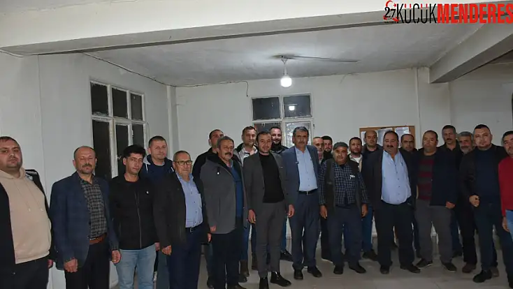 Tire Süt Başkanı Osman Öztürk köy turlarında