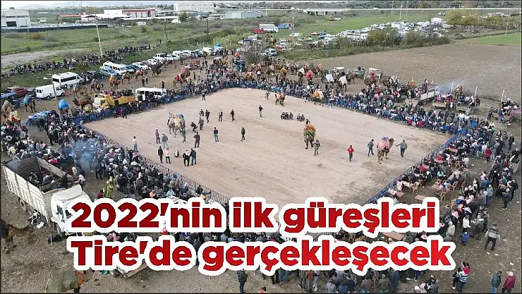2022'nin ilk güreşleri Tire'de gerçekleşecek