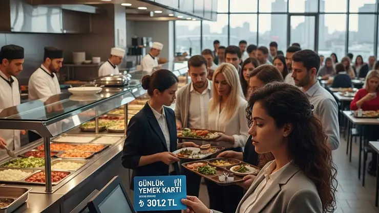 2026'da günlük yemek kartı ücreti 301 TL'ye yükseldi