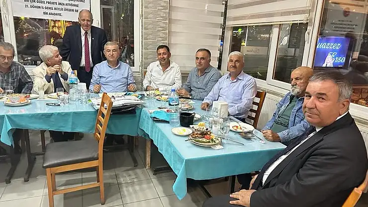 21. Dönem İzmir İl Genel Meclisi üyeleri Ödemiş'te