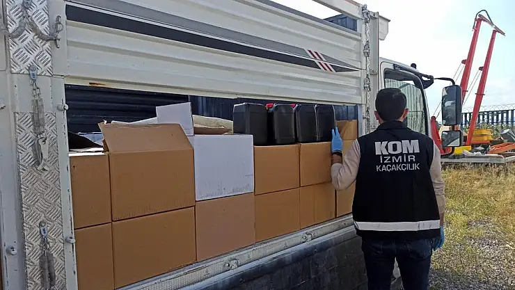 38 ton sahte alkol ele geçirildi