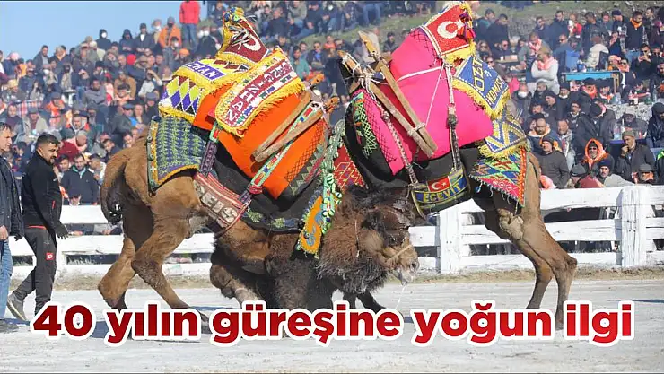 40 yılın güreşine yoğun ilgi