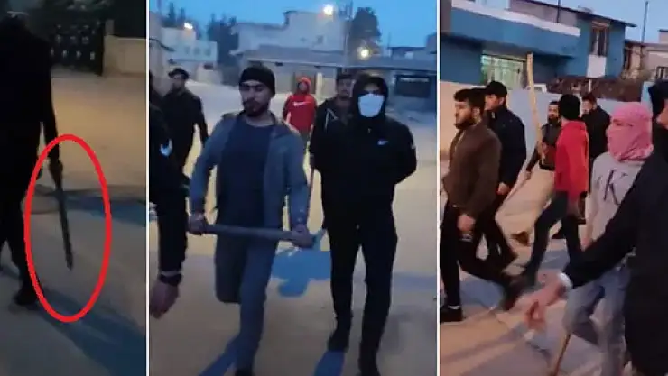 515 Haşimi adıyla faaliyet yürüten Arap örgütünden bayraklı şov