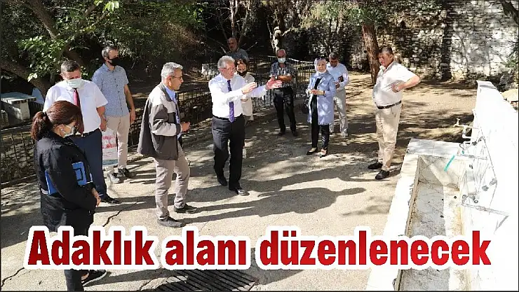 Adaklık alanı düzenlenecek
