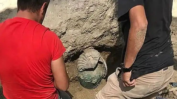 Adana’da antik kentte define bulundu