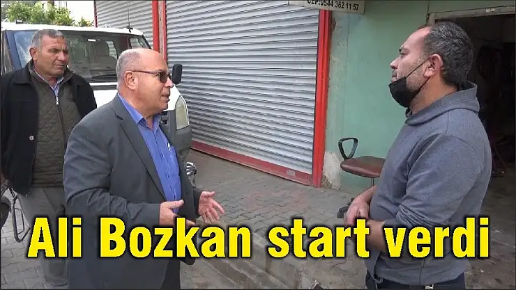 Ali Bozkan start verdi