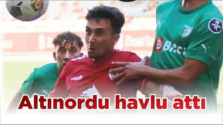 Altınordu havlu attı