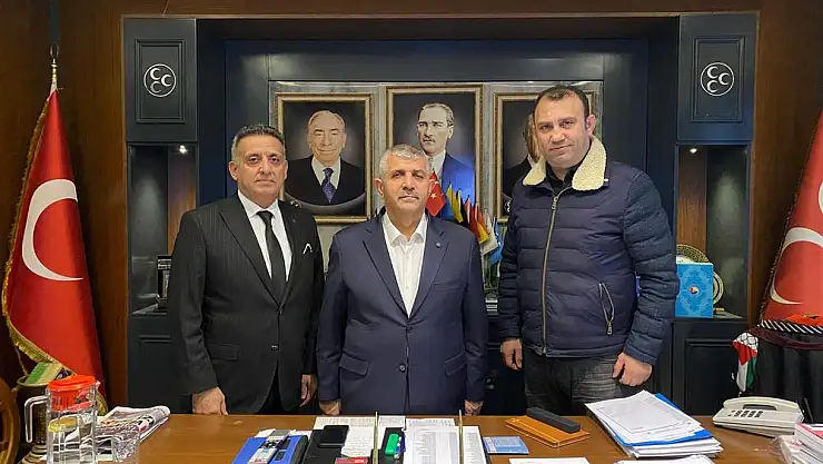 Aris Medya A.Ş.'den MHP İzmir İl Başkanı Veysel Şahin'e ziyaret
