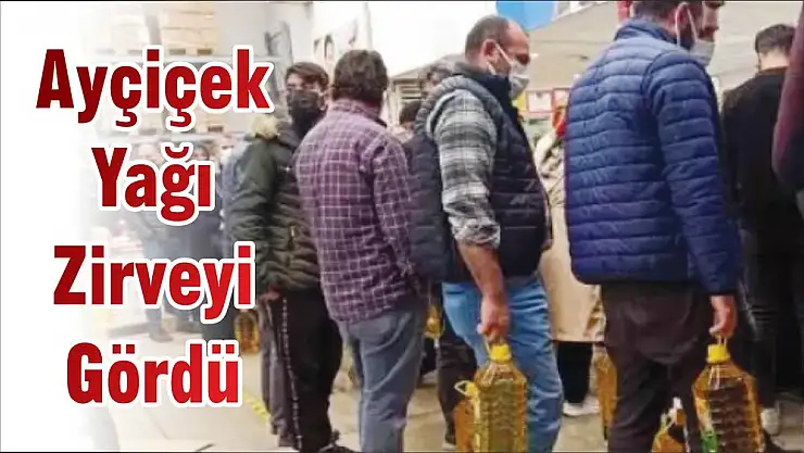 Ayçiçek Yağı Zirveyi Gördü