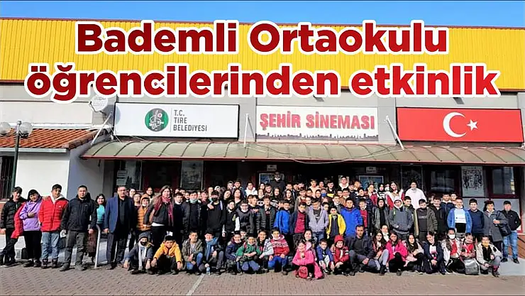 Bademli Ortaokulu öğrencilerinden etkinlik