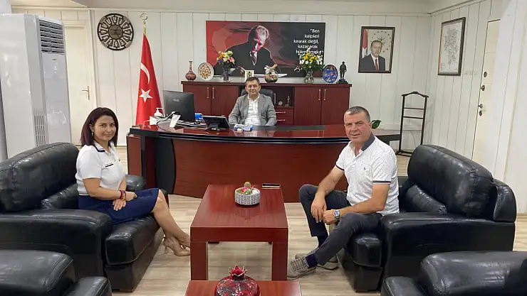Bakanlık ve AK Parti İlçe Yönetiminden Kaymakam Erdoğan'a Ziyaret
