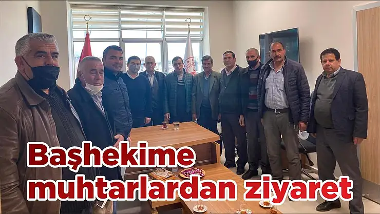 Başhekime muhtarlardan ziyaret