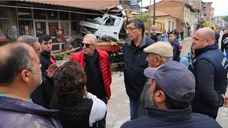 BAŞKAN ERİŞ,'DAHA BÜYÜK KAZALAR VE CAN KAYIPLARI YAŞANMADAN DİLERİM SESİMİZ DUYULUR'