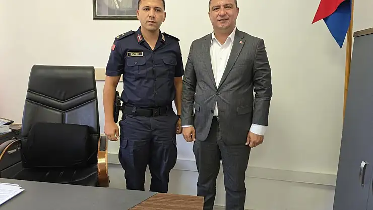 Başkan Okuroğlu'ndan Jandarma Komutanı Güven'e Hayırlı Olsun Ziyareti
