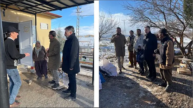 Başkan Sandal, depremzedelerin eksiklerini tamamladı