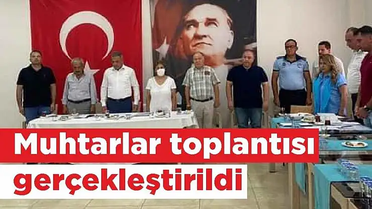 Başkan Soyer Konak Muhtarlar Derneği üyeleriyle bir araya geldi