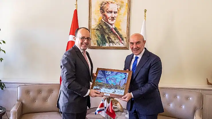 Başkan Soyer Kosta Rika Ankara Büyükelçisini ağırladı