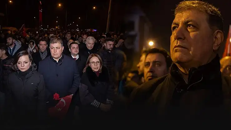 Başkan Tugay'dan felaketin yıl dönümünde halkla beraber sessiz yürüyüş